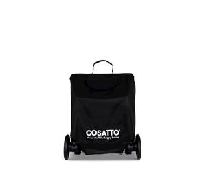 Cosatto Bolsa organizadora para cochecito, para uso con Woosh 4, Yo & Woosh Trail, bolsa organizadora para cochecito, bolsa de viaje, accesorios para cochecito, resistente al agua, color negro
