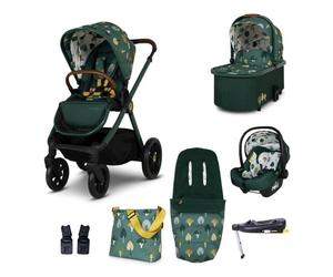 COSATTO Giggle 4 - Paquete de sistema de viaje, desde el nacimiento hasta 25 kg, cochecito, capazo y bolsa i-Size Group 0+, asiento y base de coche, saco de bebé, saco de bebé, bolsa cambiadora,