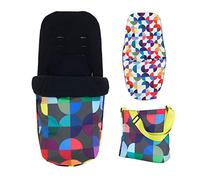 Cosatto Giggle - Paquete de accesorios 2 en 1, bolsa de cambio y saco para todas las estaciones, caleidoscopio