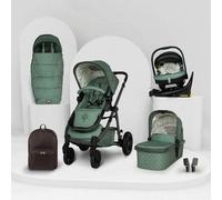 Cosatto Sistema de viaje 3 en 1, Wow 3 - Nacimiento a 25 kg, plegable compacto de doble dirección, capazo, unidad de asiento, asiento de coche iSize probado por ADAC, base giratoria ISOFIX,