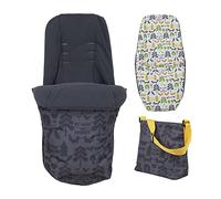Cosatto Paquete de accesorios Giggle - Bolsa de cambio y saco para todas las estaciones, Nature Trail