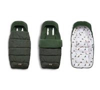 COSATTO Saco de dormir definitivo para sistemas de viaje Cosatto y cochecitos, longitud ajustable, resistente al viento, con solapa para tormenta, forro de verano y abrazador para la cabeza, color