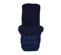 Cosatto Saco Universal - Cosy Toes, Acolchado de Lujo para Todas las Estaciones, Cochecito de Bebé, Forro Lavable Con Bolsa Canguro para las Manos (Tinta Lunaria)