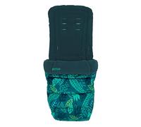 Cosatto Saco universal - Cosy Toes, Cochecito acolchado de lujo para todas las estaciones, cochecito de bebé, forro de cochecito, lavable, con canguro Puch para manos, selva medianoche