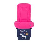Cosatto Saco universal - Cosy Toes, Cochecito acolchado de lujo para todas las estaciones, cochecito, forro para cochecito, lavable, con canguro Puch para manos, Fairy Tale Unicorn
