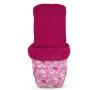 Cosatto Saco universal - Puntas acogedoras, cochecito acolchado de lujo para todas las estaciones, cochecito, forro de forro para cochecito, lavable, con bolsa canguro para manos (Dino Bright)