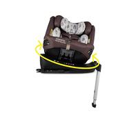 Cosatto Silla de coche Get Set Grow Plus i-Size 360 - Bear Hug Marrón