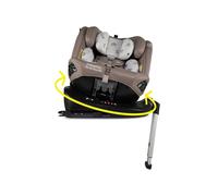 Cosatto Silla de coche Get Set Grow Plus i-Size 360 - Lollop Beige/Crema