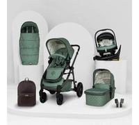 Cosatto Sistema de viaje 3 en 1, Wow 3 - Nacimiento a 25 kg, plegable compacto de doble dirección, capazo, unidad de asiento, asiento de coche iSize probado por ADAC, base giratoria ISOFIX,