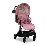 COSATTO Woosh 4 - Cochecito ligero de nacimiento hasta 25 kg, fácil de plegar con una mano, compacto, mango telescópico, cesta de la compra extragrande, soporte para tazas, barra de parachoques y