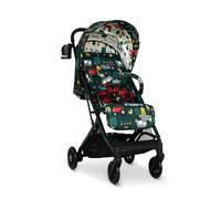 COSATTO Woosh 4 - Cochecito ligero de nacimiento hasta 25 kg, fácil de plegar con una mano, compacto, mango telescópico, cesta de la compra extragrande, portavasos (Old Macdonald)
