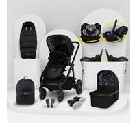 Cosatto Wow 3 Pack Familiar Multi Etapa Reclinable y 2 Bases - Silhouette Negro