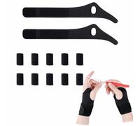 Cosblisvia Set de 12 Guantes para Artritis, Vendaje para Pulgar Derecho, Vendaje para Pulgar Izquierdo, Soporte para Articulaciones para Amantes del Ganchillo, Tejedores, Artistas para Tejer, Coser
