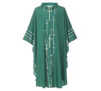 COSDREAMER Bata para hombre y mujer, sacerdote, pastor, celebrante, casulla católica, iglesia católica, vestido de misa para padre (verde)
