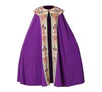 COSDREAMER Vestimentas católicas unisex de la iglesia para hacer frente a sacerdote celebrante casulla de masas (morado, XL)