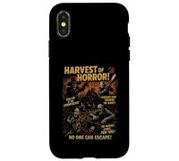 Cosecha De Horror Farm Película Póster Vintage Halloween Carcasa para iPhone X/XS