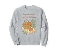 Cosecha lenta de tomates Jardinería Humor Estilo Cottagecore Sudadera