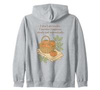 Cosecha lenta de tomates Jardinería Humor Estilo Cottagecore Sudadera con Capucha