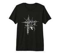 Cosechador en Thorn Cross Alt Grunge EMO Camiseta Premium