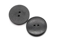 Coser Botones 10 botones redondos de madera de 2/4 agujeros de 10-38 mm for ropa, abrigos, decoraciones, accesorios de costura, 5 colores opcionales.(TYPE-B,10pcs 18mm)