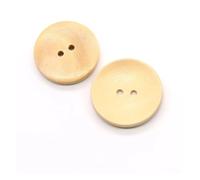 Coser Botones 10 botones redondos de madera de 2/4 agujeros de 10-38 mm for ropa, abrigos, decoraciones, accesorios de costura, 5 colores opcionales.(TYPE-G,10pcs 25mm)