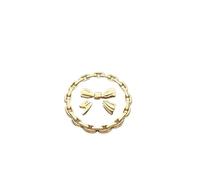 Coser Botones 6 botones de metal de 15 mm a 25 mm for ropa, de diseñadores de lujo, con decoración dorada, botones de costura hechos a mano, accesorios for abrigos de mujer.(Antique silver,22.5mm6pcs)