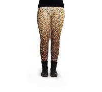 cosey Glitter Gold Leggings, Einheitsgröße para Mujer