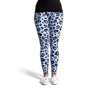 cosey - Leggings Coloridos Impresos (Talla única) - Design Estampado de Leopardo 6