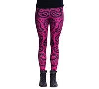 cosey - Leggings Coloridos Impresos (Talla única) - Design Paisley Pink