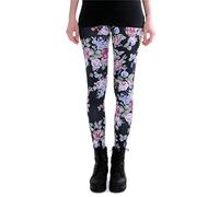 cosey - Leggings Coloridos Impresos (Talla única) - Rosas Negras