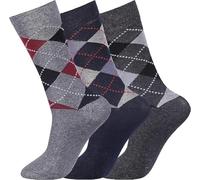 COSHAL® 3 pares de calcetines para diabéticos para hombre, calcetines anchos de algodón elástico sin ataduras, calcetines sueltos para hombre, calcetines de agarre suave, calcetines para pies