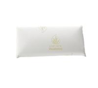 COSHANO Almohada de Viaje viscoelástica viajera 45x25 cm Tejido Ecológico Aloe Vera Anti acaros, Lavable, Copos viscoelaticos (Blanco)