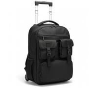 COSHANO Mochila con Ruedas Escolar Carro para el Colegio Niños Niña, Instituto Bolsas Grande Escolares Trolley Bag Infantil 40 LTS, 48-87cm x 32cm x 20cm (Negro Modelo: 35)