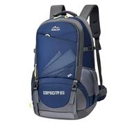 COSHANO Mochila de Senderismo para Viajes Montañismo Escalada Camping Trekking 65L Hombres Mujeres macuto Impermeable, 60cm x 35cm x 20cm. (Azul Marino)