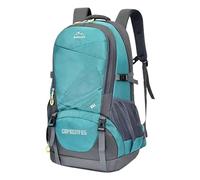 COSHANO Mochila de Senderismo para Viajes Montañismo Escalada Camping Trekking 65L Hombres Mujeres macuto Impermeable, 60cm x 35cm x 20cm. (Azul Claro)