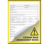 COSHH Risk Assessment Book: Control of Substances Hazardous to Health Log