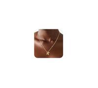 Coshilta Collar de plata con letra para mujer, plata de ley/oro de 14 quilates con inicial de globo A-Z, collar de cadena de cuentas satélite, joyería personalizada, regalos para mujer, Latón, No es