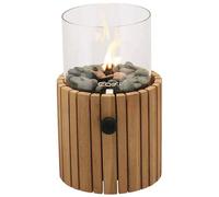 COSI Cosiscoop Timber Ø 18 X 30CM, Linterna Incl. Soporte de Cristal, 6h Quema