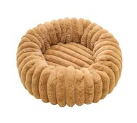 Cosía cama para perros, almohadilla para mascotas en forma de rosquilla para perros de gatos, cojín lavable de lujos con comodidad gruesa suave, para la sala de estar de apartamento, balcón de la ofic