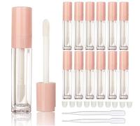COSIDEA 14 piezas vacías de 8 ml varita grande brillo de labios tubo corrector embalaje (rosa)