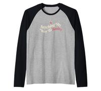 Cosiendo Mi Camino A La Sanidad Tejer Hobbyist Camiseta Manga Raglan