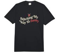 Cosiendo Mi Camino A La Sanidad Tejer Hobbyist Comfort Colors Adult Heavyweight T-Shirt