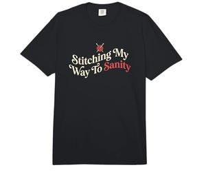Cosiendo Mi Camino A La Sanidad Tejer Hobbyist Comfort Colors Adult Heavyweight T-Shirt