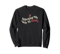 Cosiendo Mi Camino A La Sanidad Tejer Hobbyist Sudadera