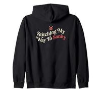 Cosiendo Mi Camino A La Sanidad Tejer Hobbyist Sudadera con Capucha