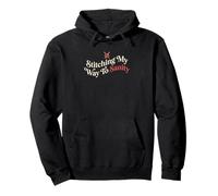 Cosiendo Mi Camino A La Sanidad Tejer Hobbyist Sudadera con Capucha