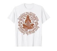 Cosiendo mi estrés lejos casa Divertido Amante del Ganchillo Camiseta