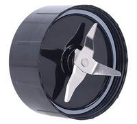 Cosiki 1001 Repuesto de Cuchilla para Exprimidor, Cuchilla de Licuadora de Acero Inoxidable para una Mezcla Rápida, Apta para Lavavajillas, 3.3 X 1.5 Pulgadas, Negro y Plateado para Entusiastas de