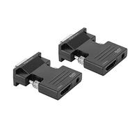 Cosiki 2 Uds 1080P para Convertidor a VGA Diseño Compacto con Salida de Audio para Uso en Computadora Materiales de