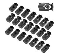 Cosiki 300 Uds. Cerraduras de Cordón de Resorte de Nailon Duradero para Apretar Cuerda y Seguridad para Equipaje Mochilas Accesorios de Ropa (nailon 3)
